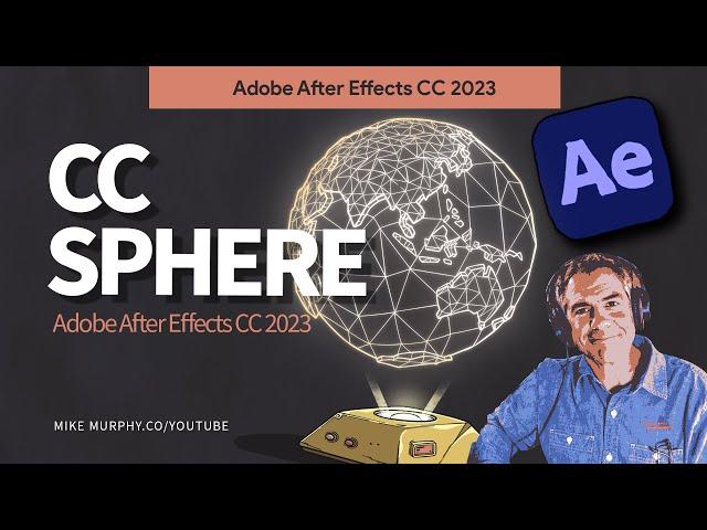 How To Use CC Sphere in After Effects (Spinning Globe)