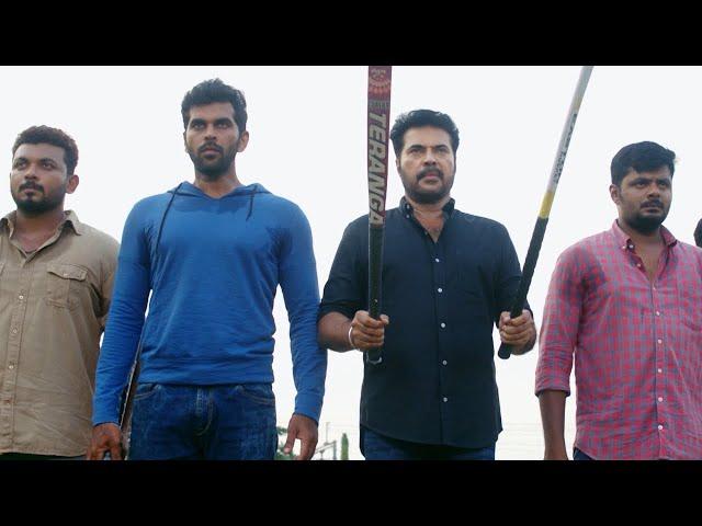 Masterpiece | Mammootty mass fight scene | Mazhavil Manorama