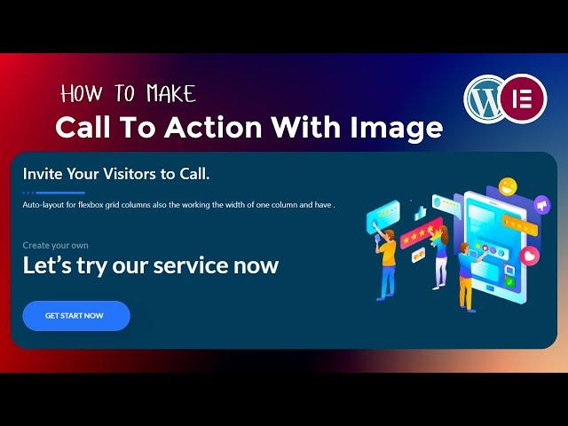 How to Make Call To Action Button With Image in Wordpress Elementor -  FREE