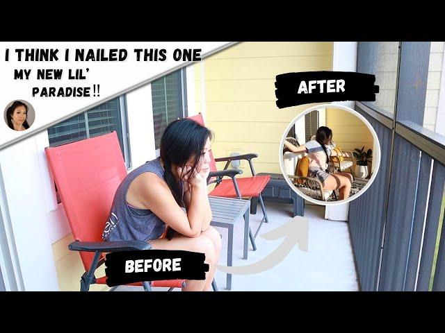 Balcony makeover for boring balcony ‍ | From bare to paradise: Makeover ideas for unused space