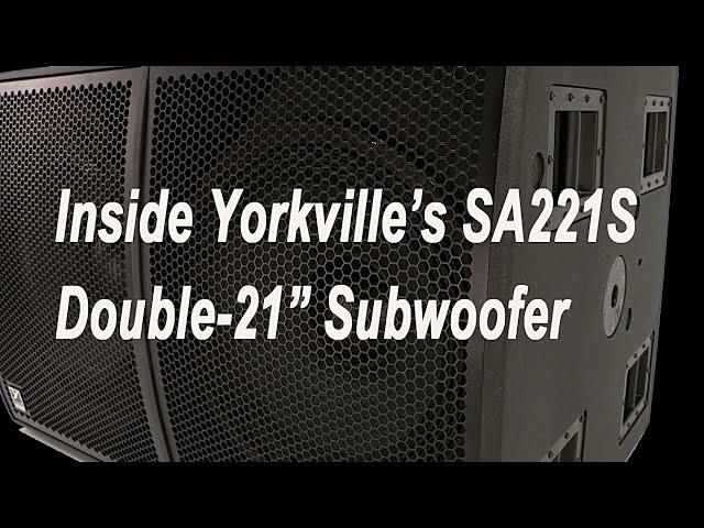 Inside Yorkville Sound’s SA221S Dual 21" Subwoofer