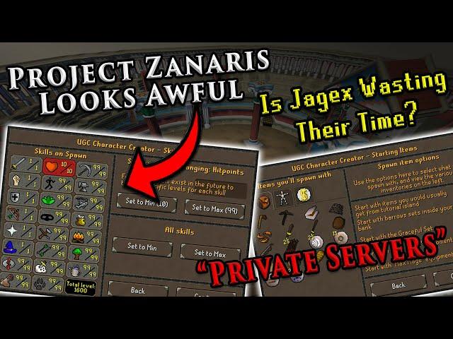 Jagex's TERRIBLE Private Servers are coming to Oldschool Runescape