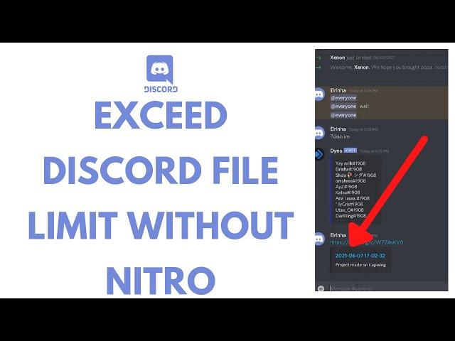 How to Exceed Discord File Limit Without Nitro | Send Over 8 MB