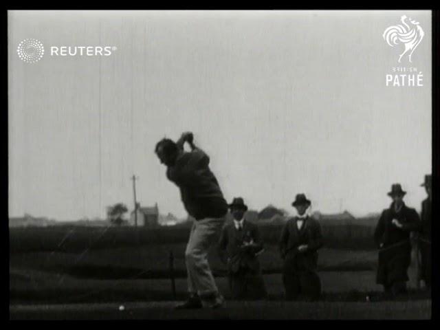 Open Golf Championship at Sandwich, Kent,  Walter Hagen wins. (1928)