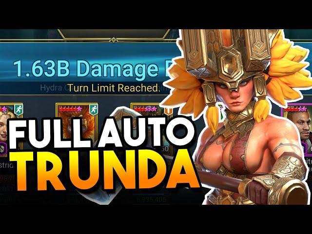 MY 1.6B HARD HYDRA AUTO TRUNDA TEAM!! | Raid: Shadow Legends