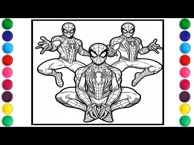 Spiderman in 3 Episodes Spiderman Coloring