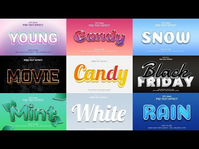 20 + 3D Text Effect Bundle in PSD Premium Files Free Download Part 92