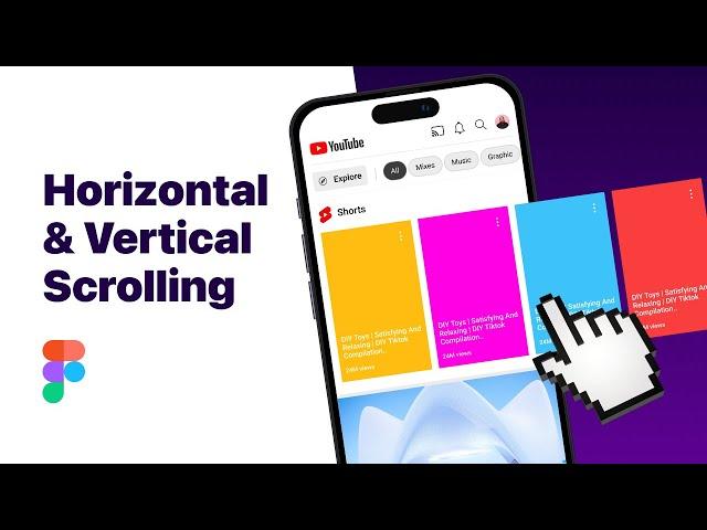 Horizontal and Vertical Scroll in Figma | Figma Tutorial