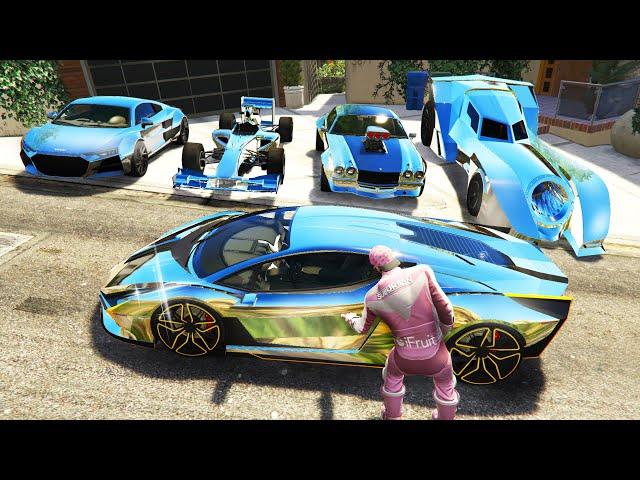 I Used TikToks To Steal Rare Cars in GTA 5