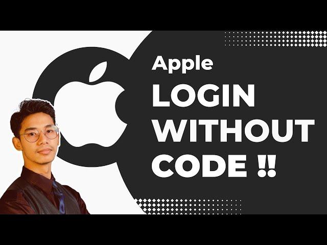 How to Login Apple ID Without Verification Code !