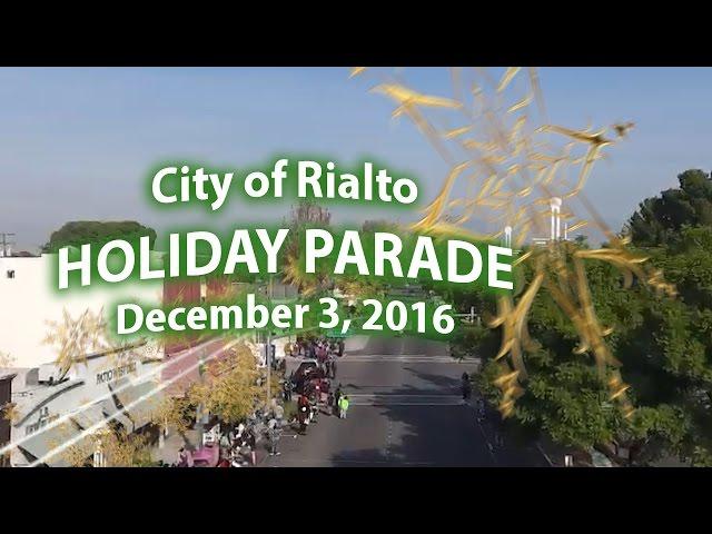 City of Rialto Holiday Parade 2016