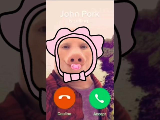 JOHN PORK IS CALLING SOUND VARIATIONS PART 3. I ANSWERED HIM. #shorts #johnpork #johnporkiscalling