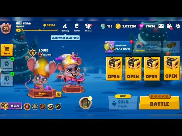 Zooba Squad Rainbow Louie All Extra Event x35000 Black Crate League Rewards Game