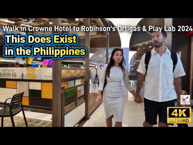 THIS DOES EXISTS in the PHILIPPINES | Walk in Crowne Hotel to Robinson's Mall and Digital Play Lab