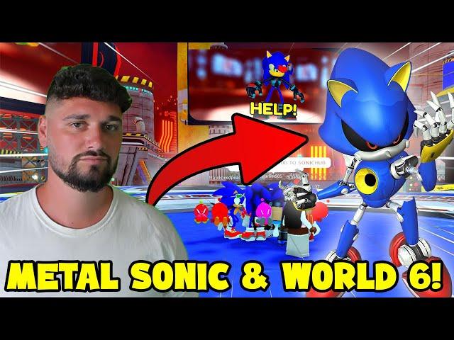 How To Find Metal Sonic, Chemical Plant Zone & Stealth Sonic Skin In NEW Sonic Speed Sim Update!