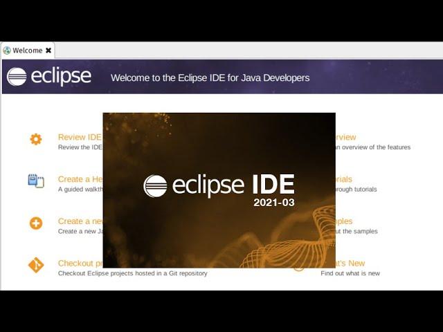 Create your first Java project with Eclipse 2021