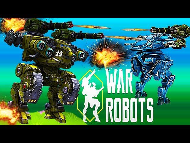 Мультроботы  War Robot  Наташа и другие Боевые Роботы #35 Улучшаем роботов и оружие Тактика  бои