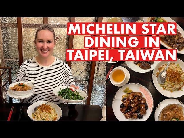 Michelin Star Dining in Taipei, Taiwan