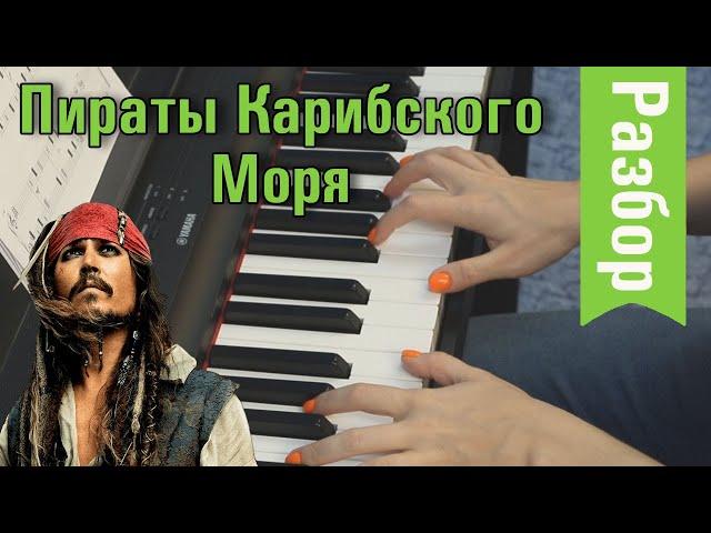 Как играть ПИРАТЫ КАРИБСКОГО МОРЯ на ФОРТЕПИАНО