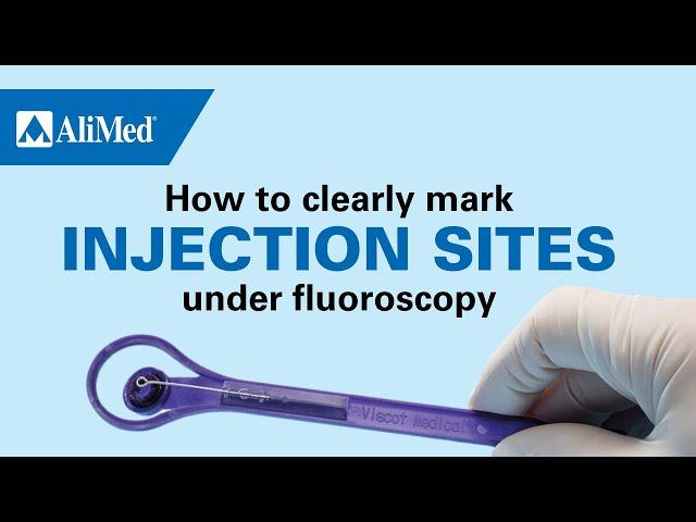 How to clearly mark injection sites under fluoroscopy—Accumark™ Radiopaque Injection Site Marker