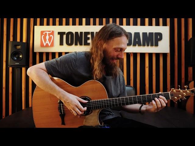 Mike Dawes First Time With The ToneWoodAmp2 - Live Response