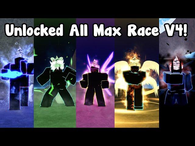 Unlocked All Race V4 Fully Awakened! Max Upgrade - Blox Fruits Roblox