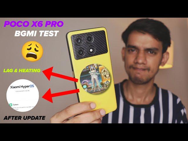 POCO X6 Pro BGMI Test After Update 1.0.9.0 Heating, Battery & lag?