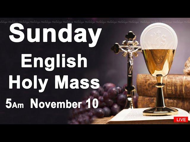 Catholic Mass Today I Daily Holy Mass I Sunday November 10 2024 I English Holy Mass I 5.00 AM