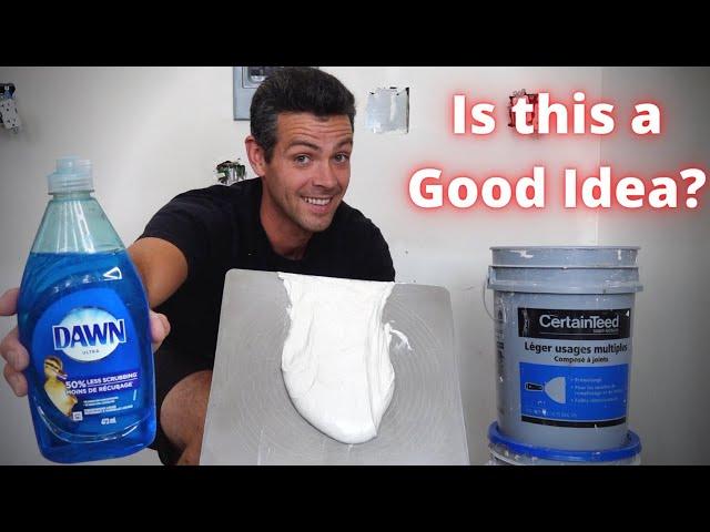 Should you Add Dish Soap to Drywall Mud????