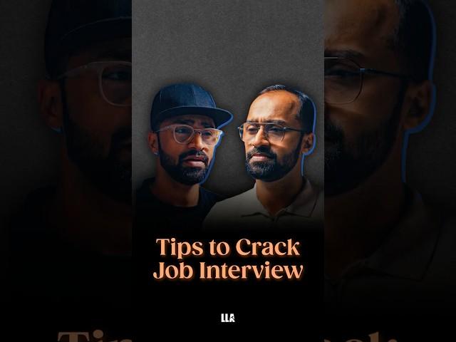 How to Crack Job Interview | #LLAShorts 1209