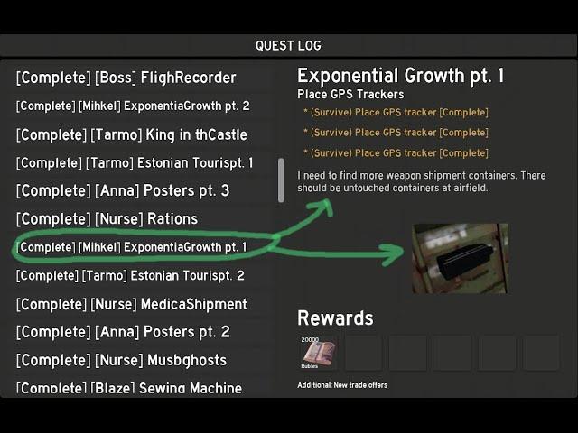 GPS locations for Exponential Growth Pt.1 in Project Delta