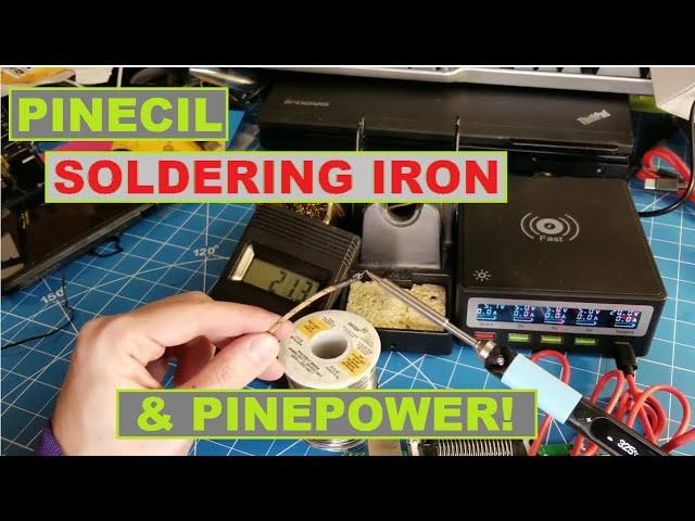 Pinecil Soldering Iron & PinePower desktop!