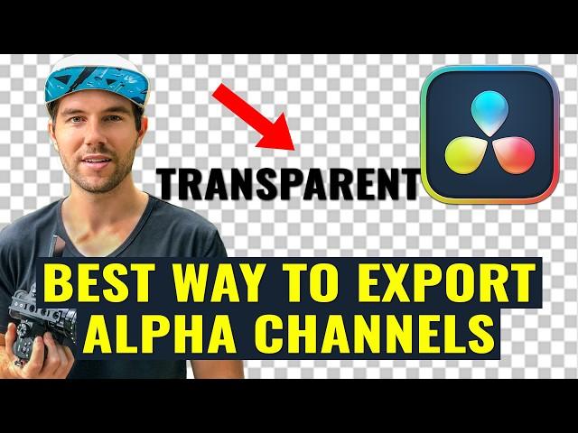 Best Way To Export Alpha Channels In Davinci Resolve 19 With SMALL FILE SIZES