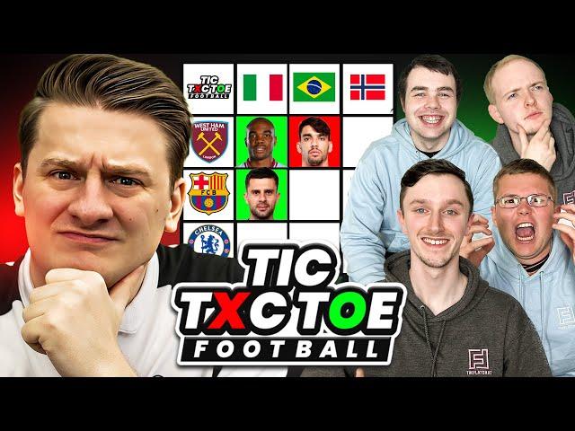 FOOTBALL TIC TAC TOE Vs @theflatchat