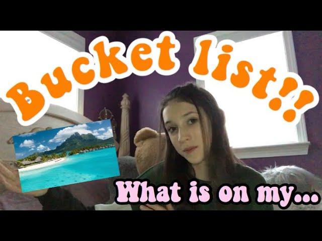 What’s on my bucket list!|Jessica Christine