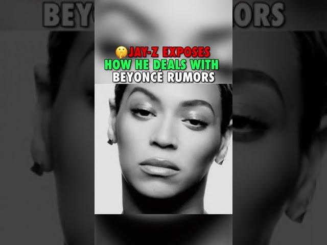  JAY Z EXPOSES How He Deals With Crazy Beyonce Rumors #rap #rappers #music #jayz #beyonce #rumors