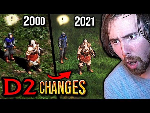 Asmongold Reacts to "Diablo 2 Resurrected Changes & Comparison with Original"