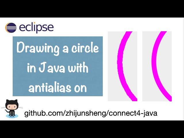 JPBE005: Drawing a circle in Java with antialias on
