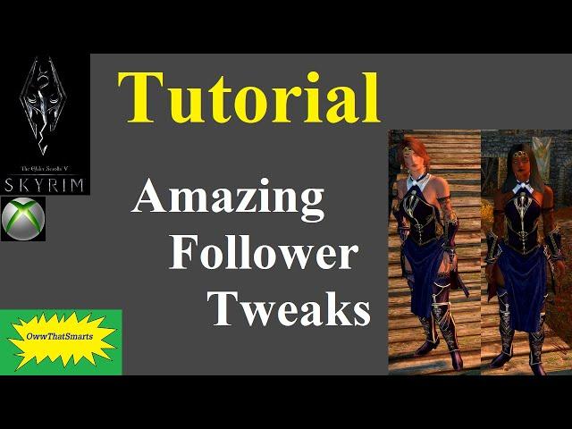 Skyrim (mods) - Tutorial: Amazing Follower Tweaks - Followers