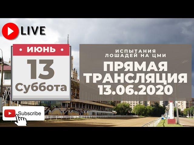 13.06.2020. Прямая трансляция с ЦМИ. Субботние бега. 