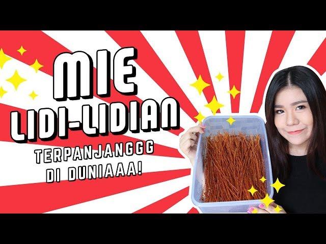 CARA MEMBUAT MIE LIDI-LIDI AN JAJANAN MASA KECIL!!!