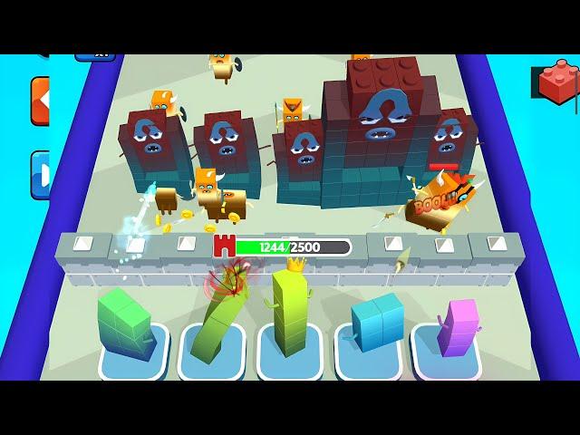 Merge Number Cube Fam Run -   New Challange Update All Levels Gameplay