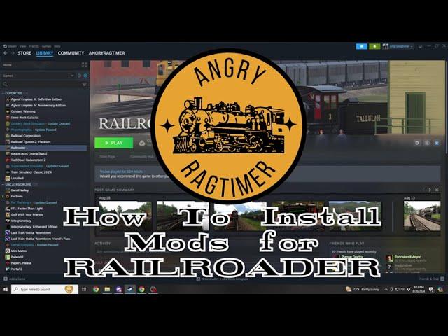 How To Install Railroader Mods 101