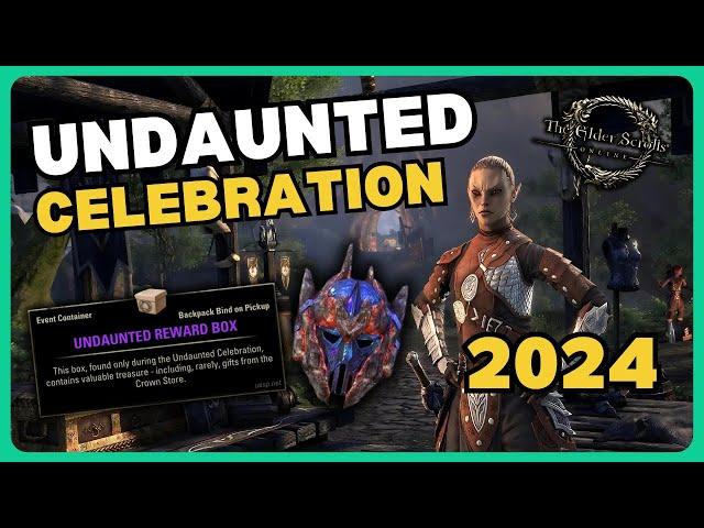 ESO Undaunted Celebration 2024 Event Guide | Elder Scrolls Online Undaunted Event PVE Dungeon Event