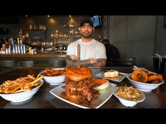 ONLY 20 MINUTES TO FINISH THIS "DILLINGER GAUNTLET" FOOD CHALLENGE! | @natefiggs