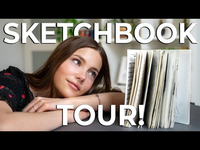 Sketchbook Tour! My FIRST Sketchbook 