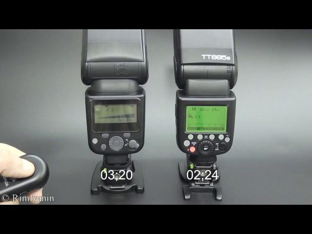 Godox TT685-N vs Meike MK-930II Flash Recycle Time #Rimlyanin