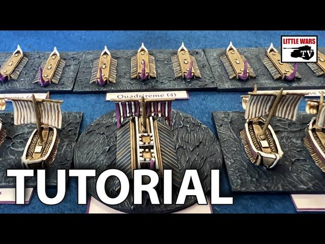 How to Paint Ancient Naval Galleys