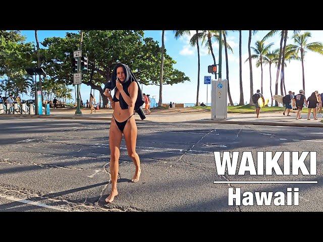 HAWAII PEOPLE | Walking The Central Area of Waikiki [2023]