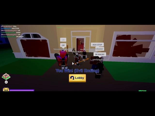 Roblox - Break In (Evil Ending/Secret Ending)